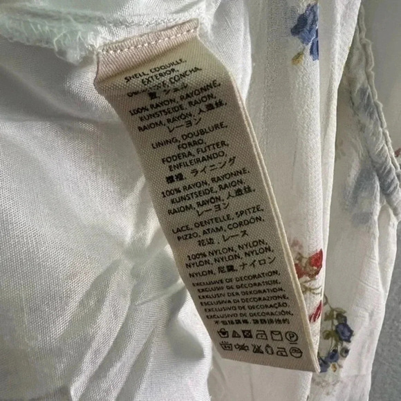 Free People Ivory Magnolia Maxi Dress Women's B706 - Picture 5 of 6